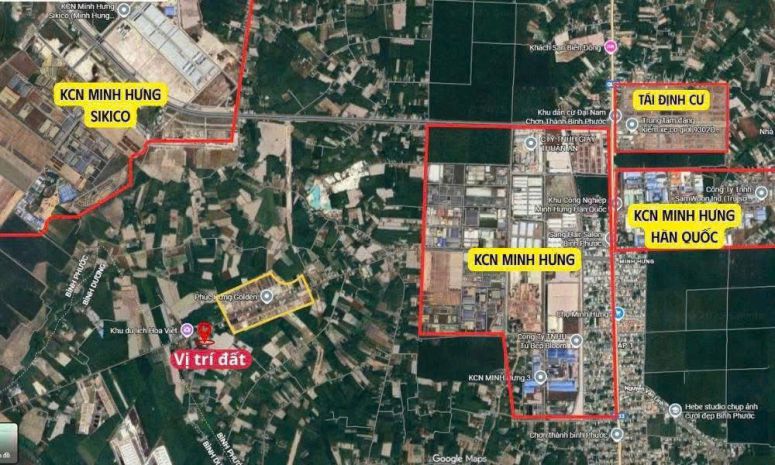 Chủ ngợp cần bán 215m2 có thổ cư, ngay kcn minh hưng 3 7087178