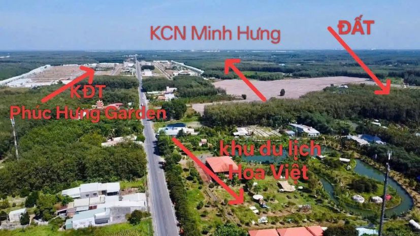 Chủ ngợp cần bán 215m2 có thổ cư, ngay kcn minh hưng 3 7087179