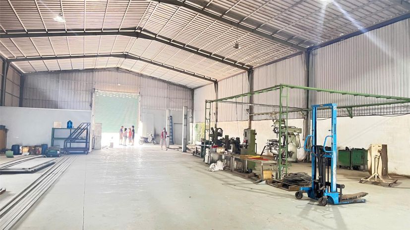 Xt657 cho thuê nhà xưởng sản xuất khung thép tiền chế, xa 7087392