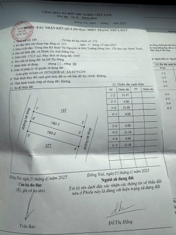 Đất nền cực phẩm ở hùng vương, xã vĩnh thanh, nhơn trạch, 7087746