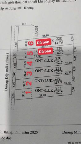 Mặt tiền đường nhựa view trực diện núi bà đen full thổ cư 7089319
