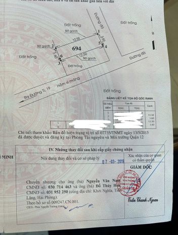 Vị trí đẹp - giá tốt - cần bán lô đất tiềm năng đường thạnh 7090063