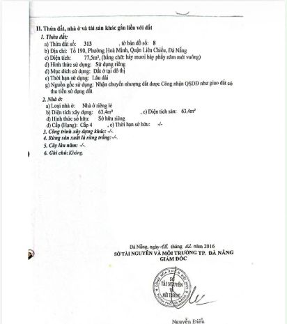 Bán đất kiệt 2 ô tô tránh nhau k66 trần đình tri thông 7096592