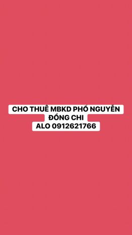 Cho thuê mặt bằng kinh doanh mặt chợ phố nguyễn đổng chi, 7100696