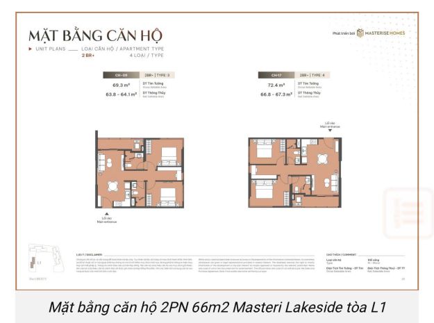 Bán căn góc 2pn+ masterise lakeside  vinhomes ocean park 7100737