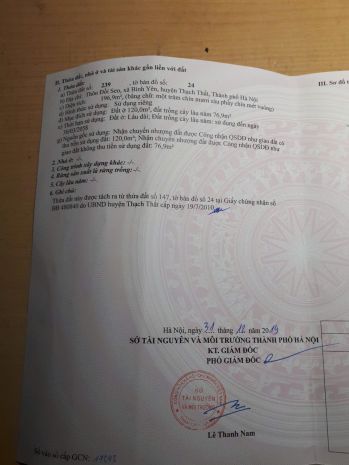 Chính chủ bán nhanh đất siêu đẹp trục chính thôn đồi sen xã 7104085