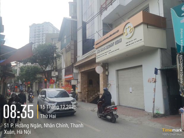 Lô góc mp hoàng ngân, lõi thanh xuân, 68m2, 4t, mt 5.5m, kd 7110069