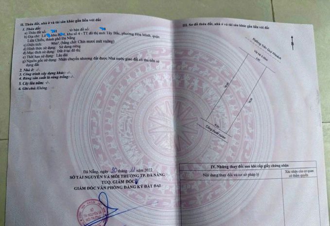 Bán đất đường trần qúy khoách - trục thông hồ tùng mậu 7110085