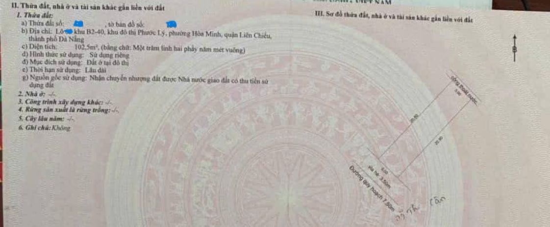 Bán đất đường nguyễn thị cận - vị trí đẹp - gía đầu tư 7110663