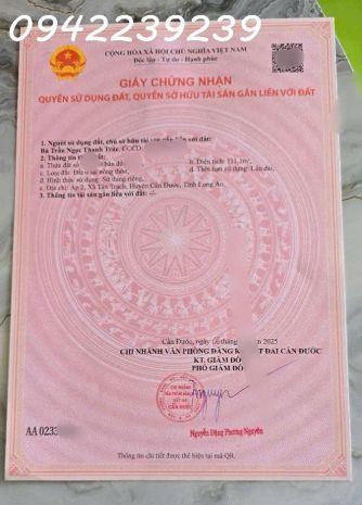 Bán đất 110m2 thổ cư, giá 900tr, đường oto vào tới đất, tây 7115341