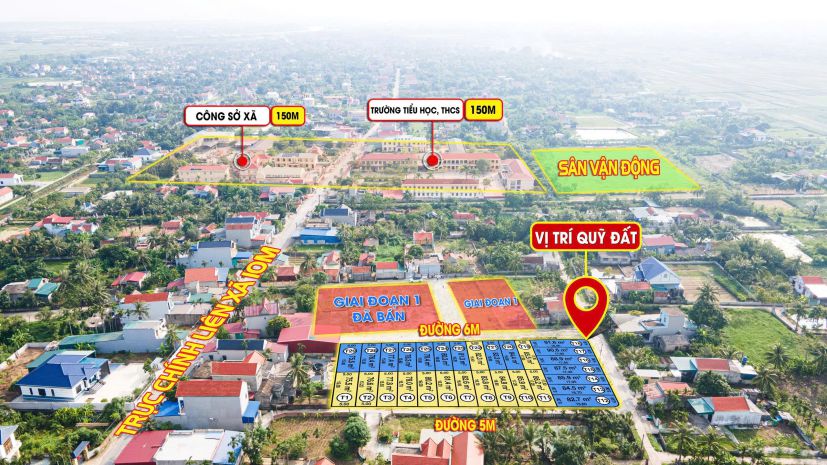 Đất nền trung tâm nga sơn  tiềm năng sinh lời x2, x3 7116035
