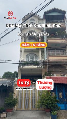 Nhà đẹp hầm 5 tầng bình phú q6 - hạ giá chỉ 13.3 tỷ - tìm 7122388