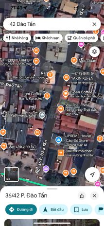 Chính chủ bán nhà mặt tiền phố đào tấn  ba đình 7122447