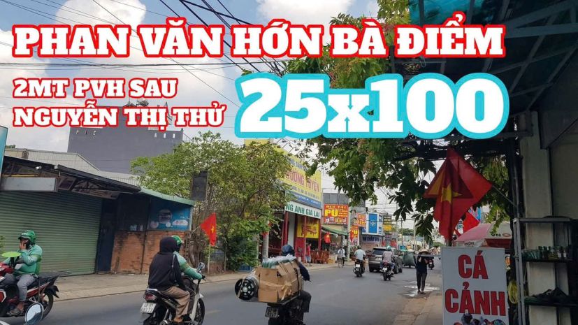 Mặt tiền 25x100 phan văn hớn  vị trí vàng làm gì cũng 7125988