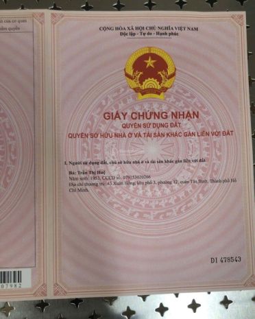 Bán đất tại quốc lộ 22, tân hiệp, hóc môn, hồ chí minh, giá 7126949