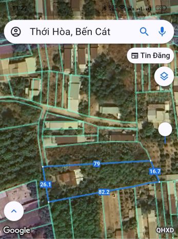 Đất đẹp - giá tốt bán đất tặng nhà phường thới hòa bến cát 7127083