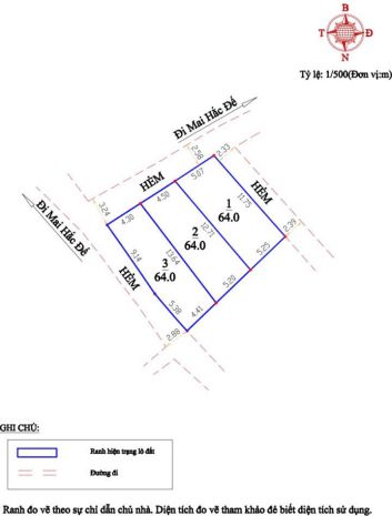 Bán 3 lô đất hẻm ô tô đường mai hắc đế phường 6 đà lạt giá 7131673