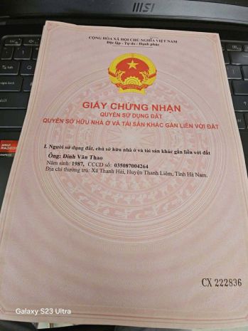 Chính chủ cần bán gấp lô đất vị trí đẹp tại tân hưng long an 7132326