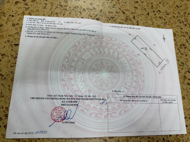 Bán đất mặt bằng mb 3569  đông tân, thanh hóa 7133569