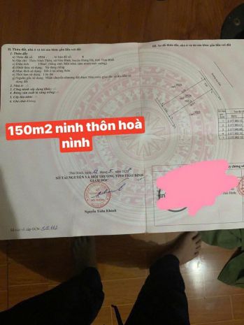 Bán nhanh lô đất đẹp  vuông vắn - giá tốt  hưng hà, thái 7135972