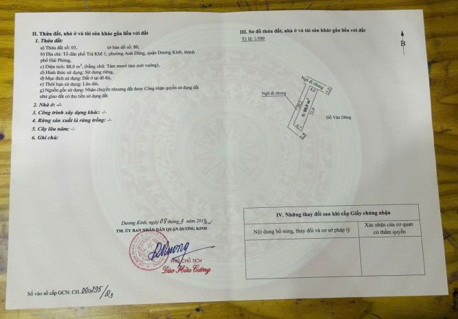 Lô góc trà khê  anh dũng  88m²  2 mặt tiền  giá hiếm 7137979