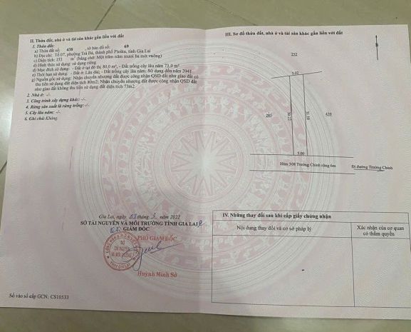 Đất 5*31 hẻm chính 308 trường chinh ngay gần ubnd p.hội phú 7138333