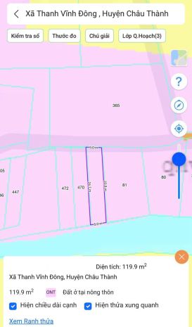 Bán đất thổ cư chính chủ  vị trí trung tâm xã 7139093