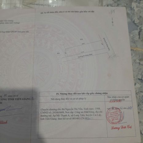 Đất chính chủ - 100 thổ cư giá tốt - ấp 2, phường đạo 7140117