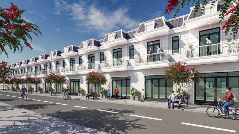 Nhà phố gia khải  mặt tiền hùng vương, đối diện kcn rạch 7140360