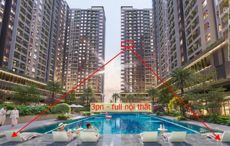 Suất nội bộ the win city - căn 3pn full nôi thất 3.2 tỷ 7146777