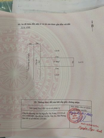 Cần bán đất 61m² khu tđc sao sáng, hải phòng  vị trí đẹp 7151435