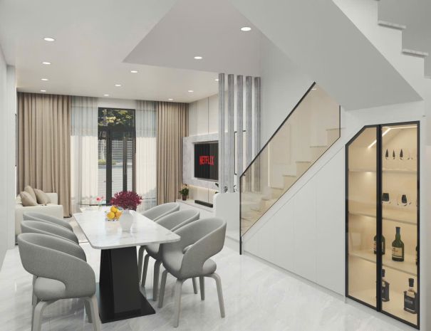 4tỷ5 có ngay nhà đẹp 2 tầng, 2 mặt tiền, hẻm ô tô tttpdiện 7153492