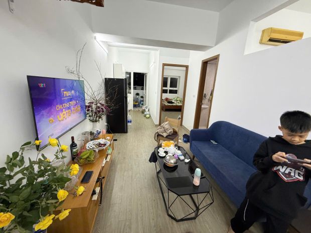 Cho thuê căn hộ nam trung yên, 50m2, 2 ngủ, 10 triệu full 7154377