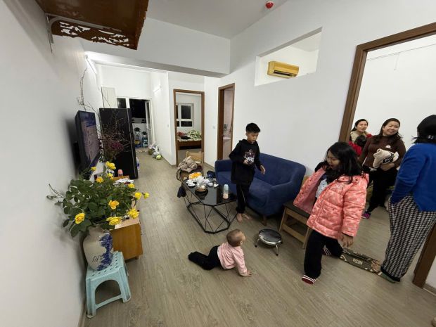 Cho thuê căn hộ nam trung yên, 50m2, 2 ngủ, 10 triệu full 7154378