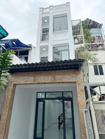 Nhà mới 4 tầng vị trí đẹp hẻm 137 âu dương lân p3q8. giá: 7154886