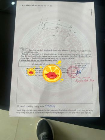 Lô đất 98,1m full thổ cư tại tân yên, trường yên, chương 7155187