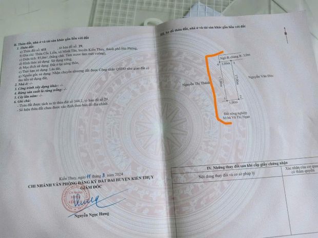 Đất tuyến 2 cốc liễn  minh tân, kiến thụy  giá tốt khu dân 7158209