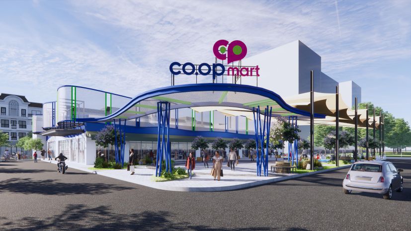 Sơn  shophouse agoracity 144m2 đối diện coop mart thủ thừa: 7158289