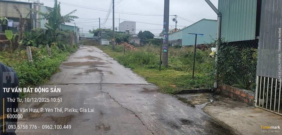 Đất full thổ cư 7*27,9 hẻm 01 lê văn hưu, phường thống nhất 7159901