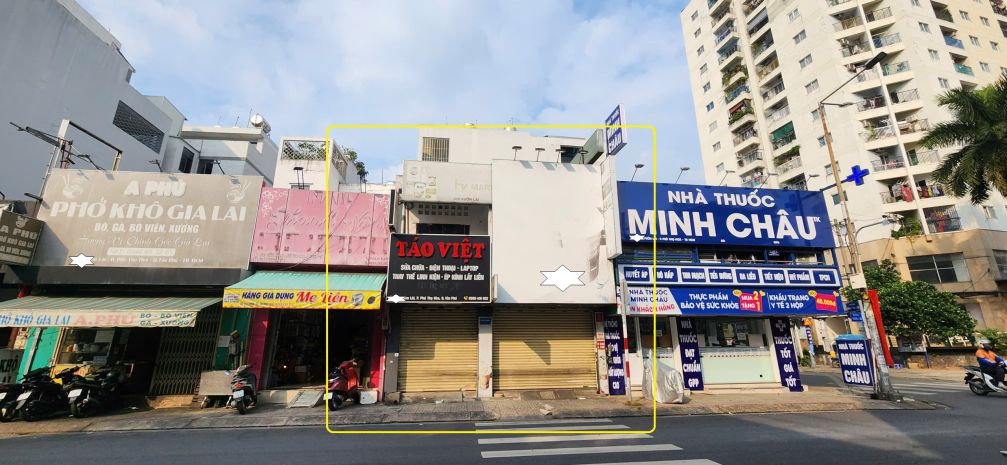 Cho thuê nhà mặt tiền vườn lài q.tân phú 43m² - cạnh ngã 7162370