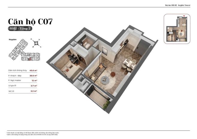 Cần bán gấp 1 ngủ dự án kepler mỗ lao hà đông 7166165