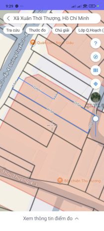 Mtkd 7x46 mặt tiền xuân thới thượng  ấp 4, hóc môn - giá 7168120