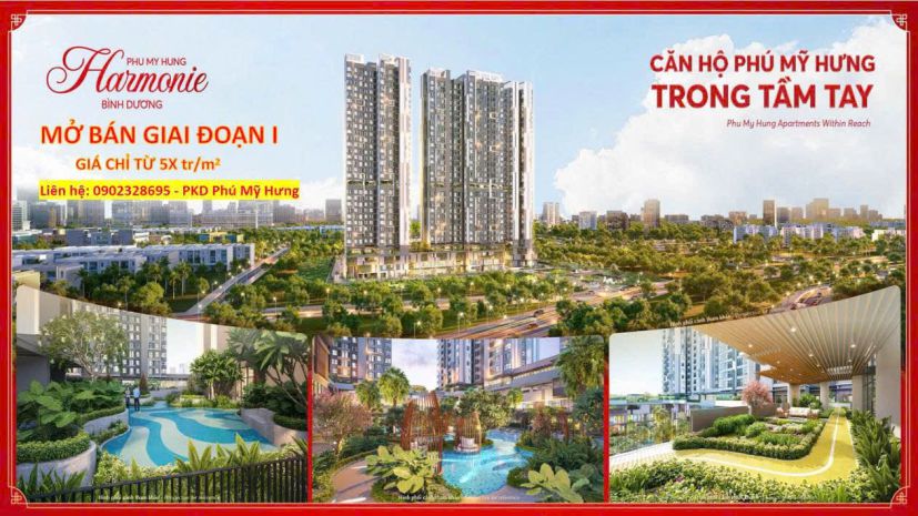 Cđt phú mỹ hưng mở bán giai đoạn 1 dự án harmonie tại bình 7170569