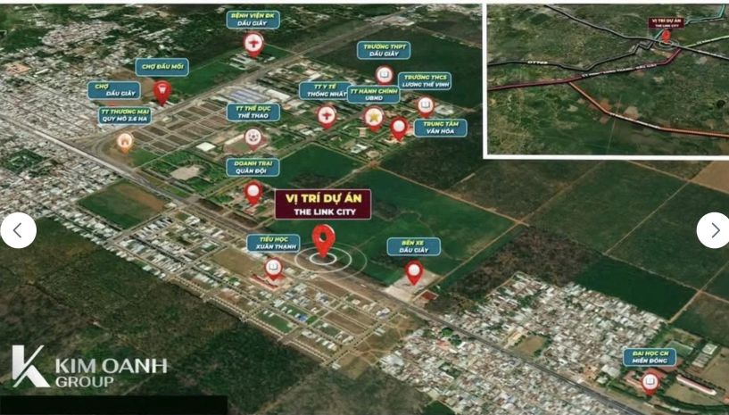 Đất nền mặt tiền ql1a, ngay trung tâm hành chính dầu giây 7174717