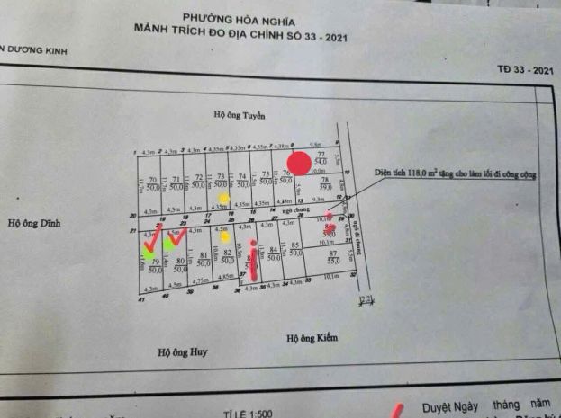 Lô đất tuyến 2 ngõ 136 hải phong giá 1.6x tỷ  vị trí hiếm 7176091