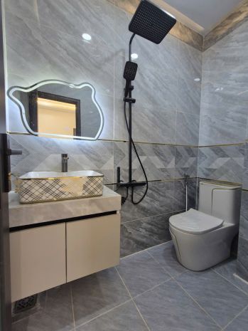 Cho thuê nhà mới 100 đầy đủ nội thất - hẻm xe hơi liên khu 7178080