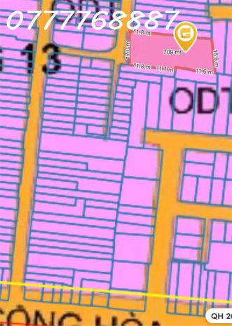 Nhà phố mặt tiền cộng hòa  ngang 14m, 700m²  chỉ 77 7178861