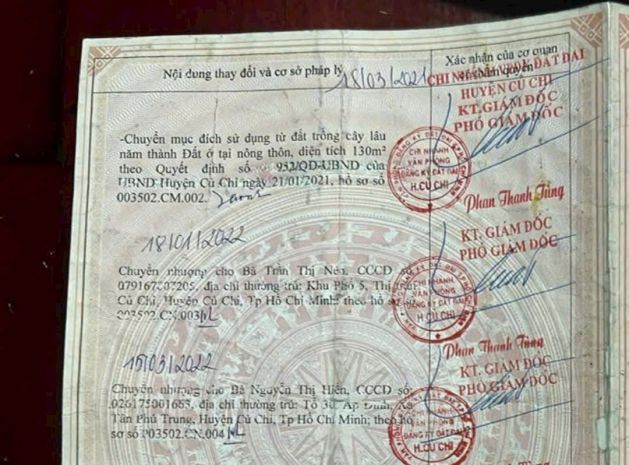 Bán nhà vườn xã phước vĩnh an h.củ chi 7181218