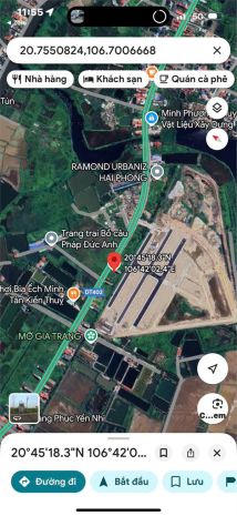 Mặt đường 402 minh tân kiến thụy  giá đầu tư 4,x tỷ  vị 7183255