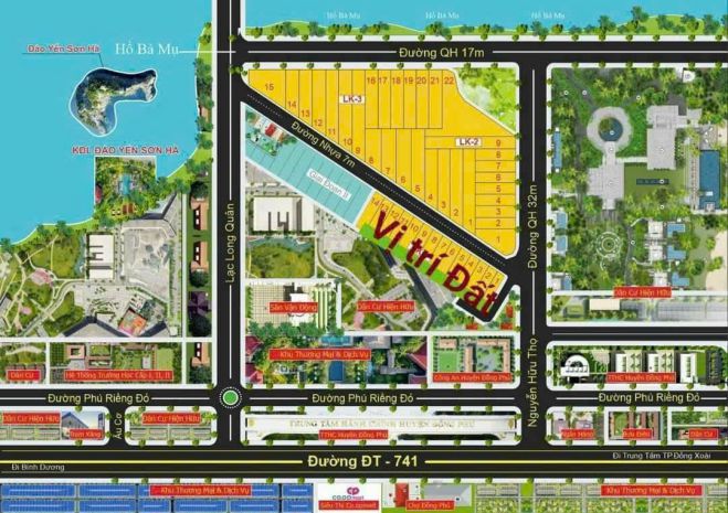 Cơ hội sở hữu 4 lô đất sát hồ đảo yến  trung tâm hành 7184766